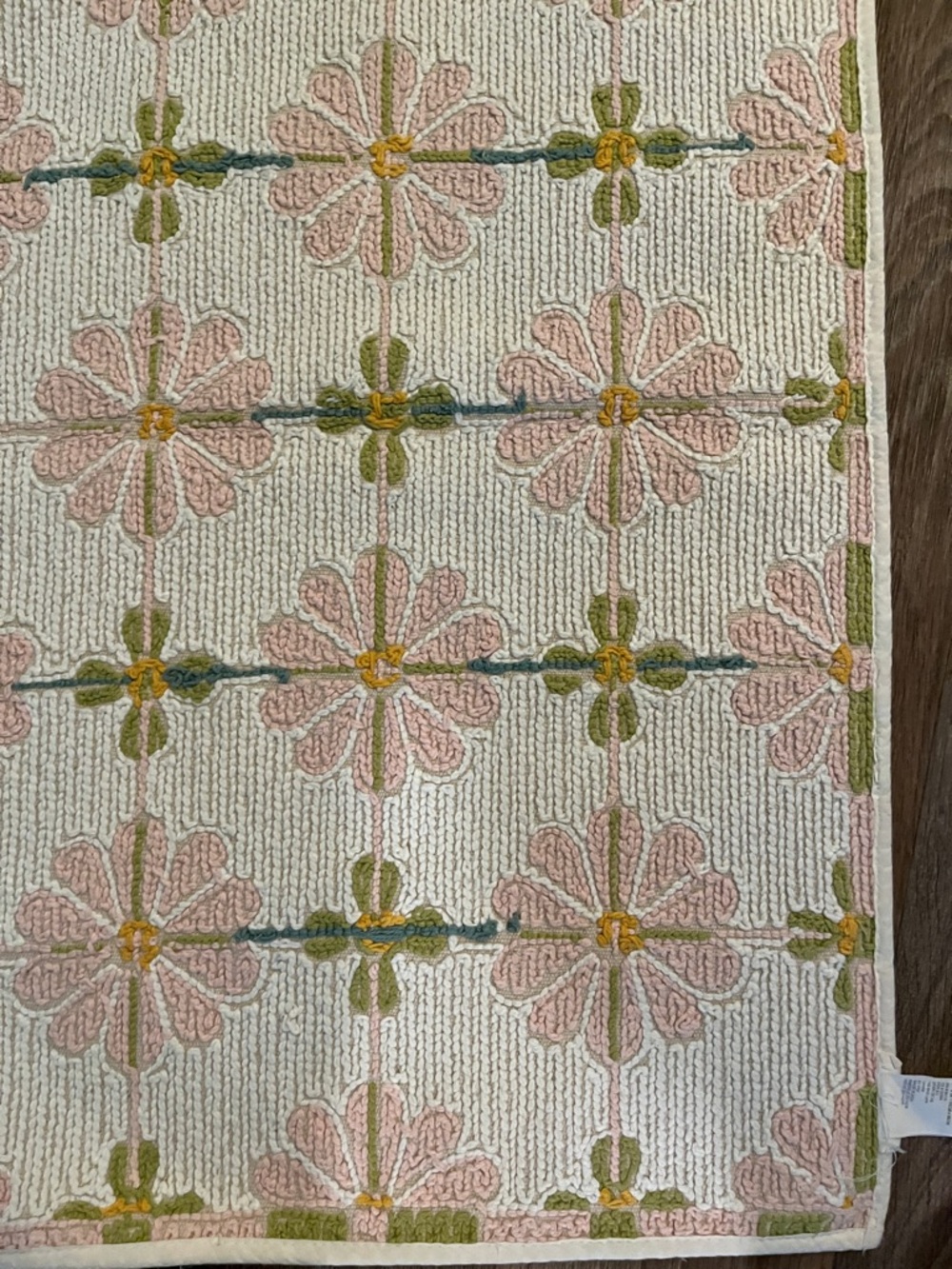 Anthropologie daisy tile rug - Picture 4 of 4